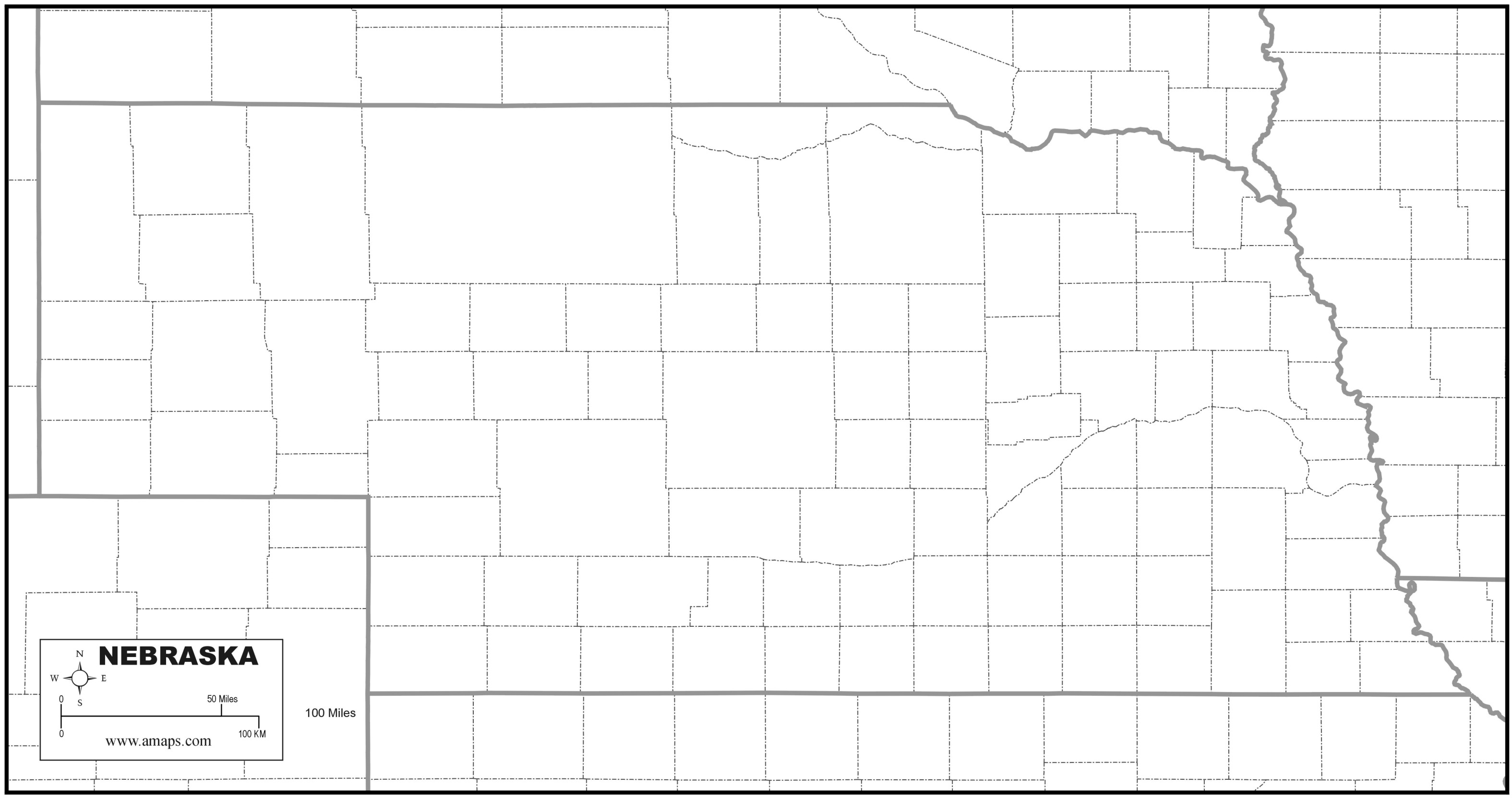 FREE MAP OF NEBRASKA